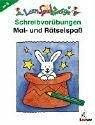 Schreibvorübungen: Mal- und Rätselspaß