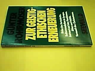 Zur geistig-ethischen Erneuerung