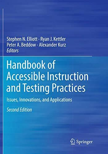 Handbook of Accessible Instruction and Testing Practices: Issues, Innovations, and Applications