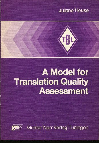 Model for Translation Quality Assessment