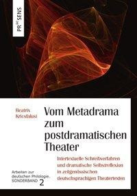 Vom Metadrama zum postdramatischen Theater