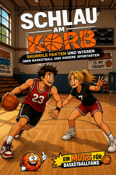 Schlau am Korb - Skurrile Fakten und Wissen über Basketball und andere Sportarten: Unnützes Wissen und Geschenk für Basketballfans, Basketballverein, ... – Sportwissen zum Schmunzeln - 2. Auflage