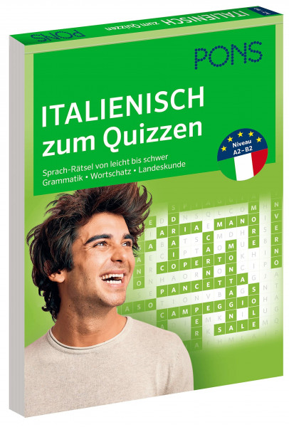 PONS Italienisch zum Quizzen: Sprach-Rätsel von leicht bis schwer zu Grammatik, Wortschatz und Landeskunde (PONS zum Quizzen)