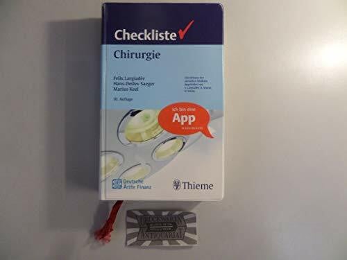 Checkliste Chirurgie: Inklusive App (Checklisten Medizin)