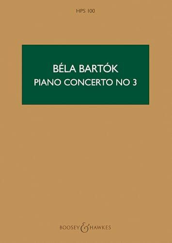 Klavierkonzert Nr. 3: HPS 100. Klavier und Orchester. Studienpartitur. (Hawkes Pocket Scores, HPS 100)