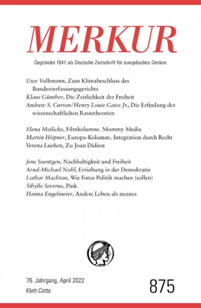 MERKUR Gegründet 1947 als Deutsche Zeitschrift für europäisches Denken - 4/2022