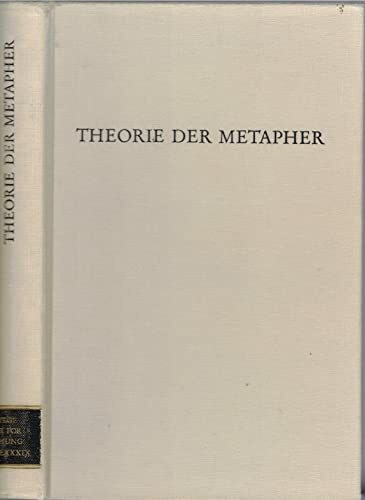 Theorie der Metapher (Wege der Forschung)