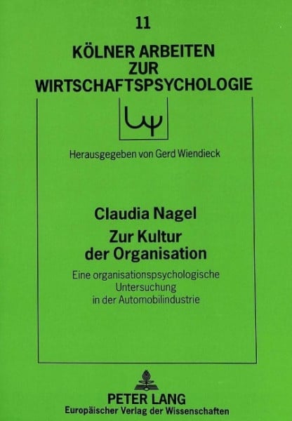 Zur Kultur der Organisation