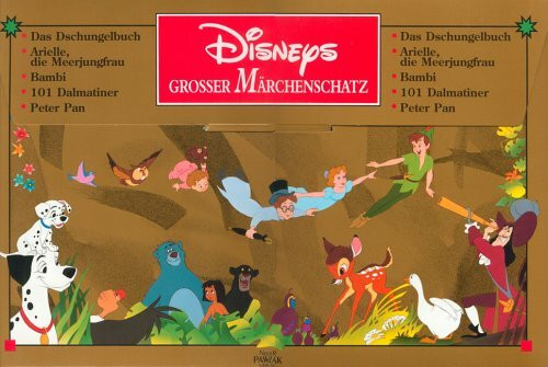 Disneys Grosser Märchenschatz. Bestehend aus: Dschungelbuch /Arielle, die Meerjungfrau /101 Dalmatiner /Peter Pan /Bambi