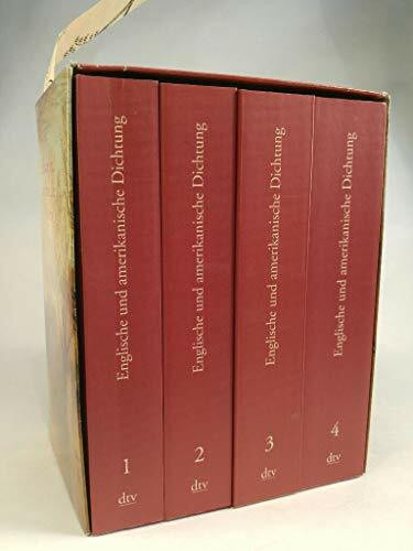 Englische und amerikanische Dichtung: Zweisprachige Ausgabe – Vier Bände in Kassette (dtv Kassettenausgaben)