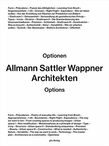 Allmann Sattler Wappner Architekten: Optionen / Options