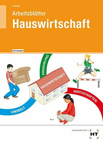 Hauswirtschaft - Arbeitsblätter mit eingetragenen Lösungen