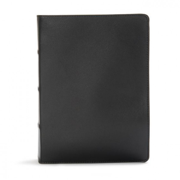 CSB Study Bible, Premium Black Leather: Faithful and True