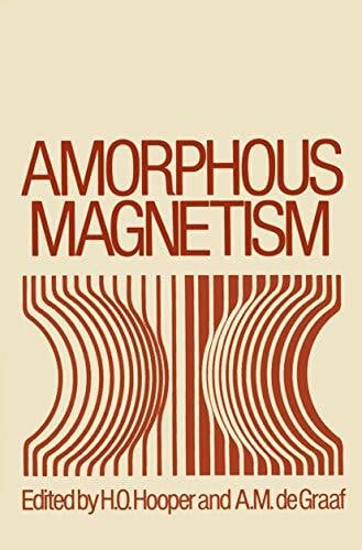 Amorphous Magnetism: Proceedings of the International Symposium on Amorphous Magnetism, August 17–18, 1972, Detroit, Michigan