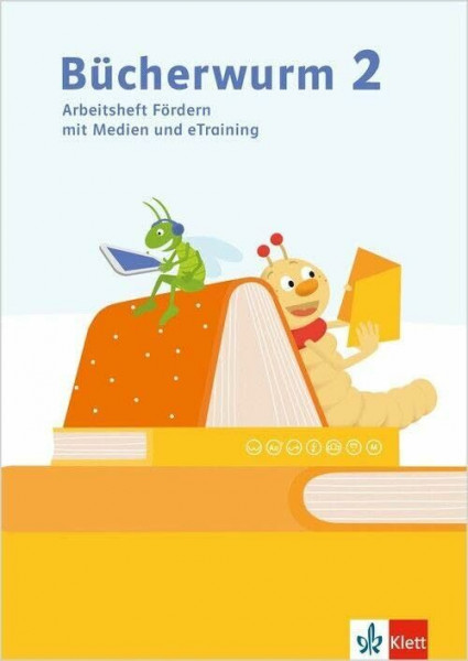 Bücherwurm 2: Arbeitsheft Fördern mit Medien und eTraining Klasse 2 (Bücherwurm. Ausgabe ab 2026)