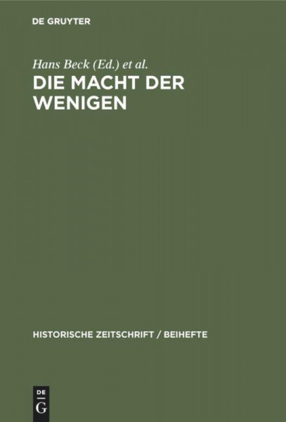 Die Macht der Wenigen