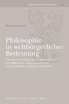 Philosophie in weltbürgerlicher Bedeutung