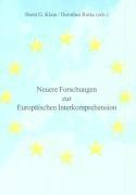 Neuere Forschungen zur Europäischen Interkomprehension
