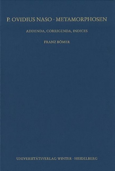 Addenda und Corrigenda