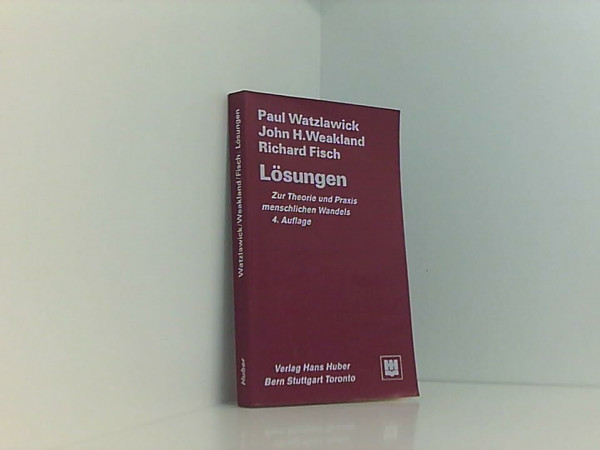 Lösungen: Zur Theorie und Praxis menschlichen Wandels (Wissenschaftliches Taschenbuch)