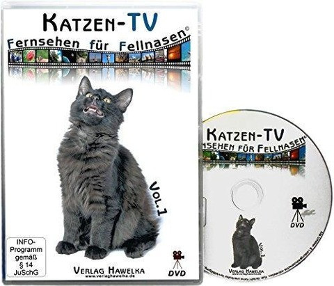 Katzen-TV - Fernsehen für Fellnasen - Vol. 1 - Der ultimative Katzenspaß! Das Geschenk für Katzen - Video für Katzen
