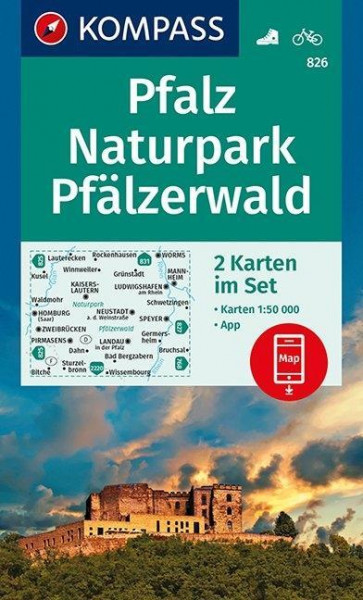Pfalz, Naturpark Pfälzerwald 1 : 50 000