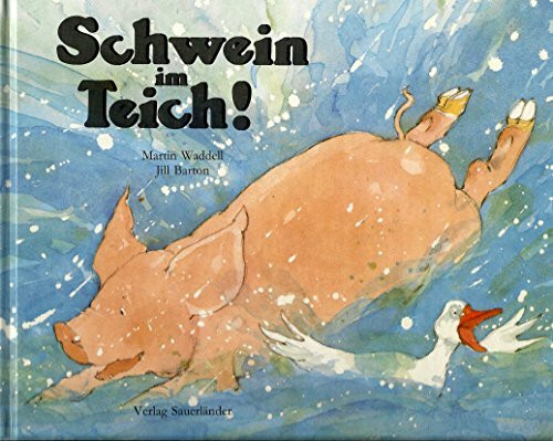 Schwein im Teich