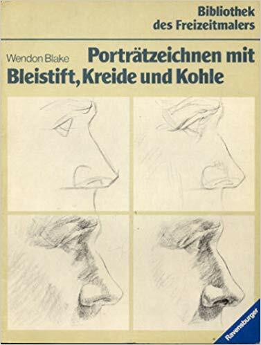 Porträtzeichnen mit Bleistift, Kreide und Kohle