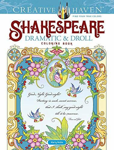 Creative Haven Shakespeare Dramatic & Droll Coloring Book