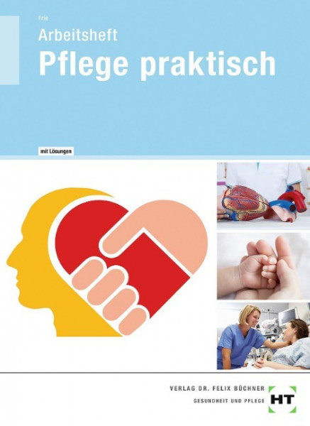 Arbeitsheft mit eingetragenen Lösungen Pflege praktisch