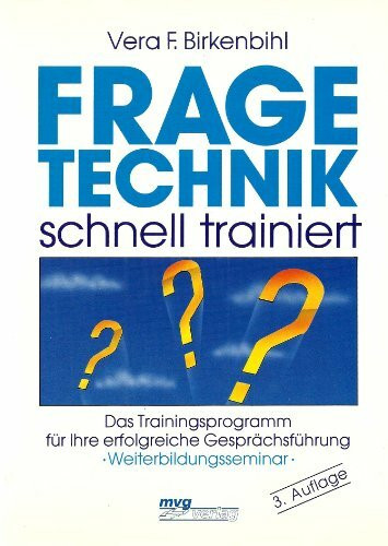 Fragetechnik, schnell trainiert