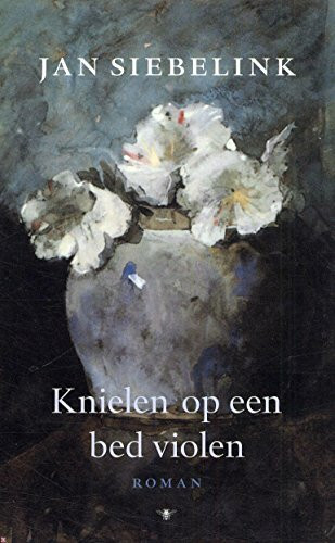 De Bezige Bij Knielen Op Een Bed Violen