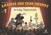Amadeus und seine Freunde, Bd.1: Die lustige Keyboardschule. Band 1. Keyboard.
