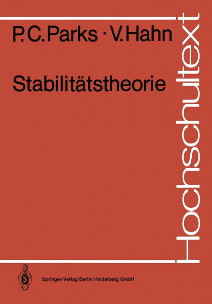 Stabilitätstheorie (Hochschultext) (German Edition)