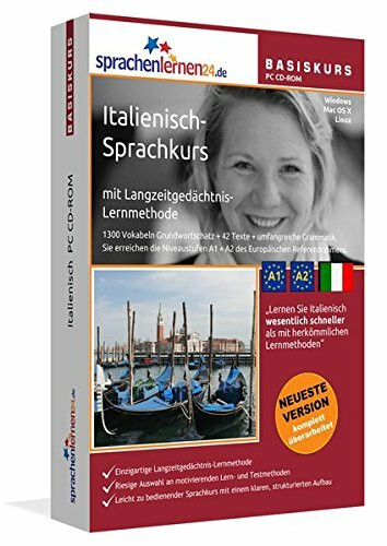 Italienisch Sprachkurs: Italienisch lernen für Anfänger (A1/A2). Lernsoftware