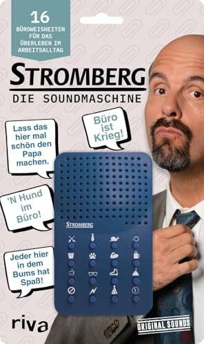 Stromberg - Die Soundmaschine: 16 Büroweisheiten für das Überleben im Arbeitsalltag | Originalsounds. Geschenk für Fans, Kollegen, Chefs. Lustiges Job-Gadget für langweilige Meetings