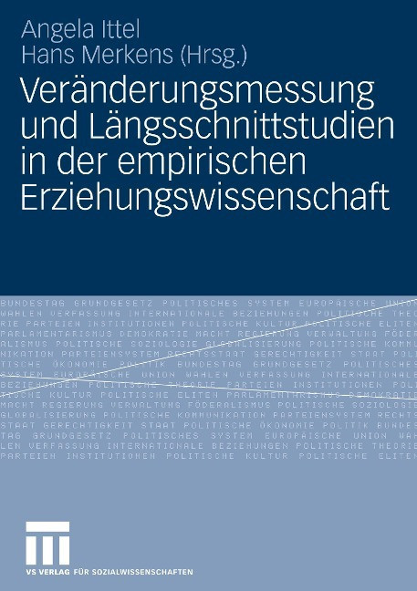 Ver�nderungsmessung und L�ngsschnittstudien in der empirischen Erziehungswissenschaft