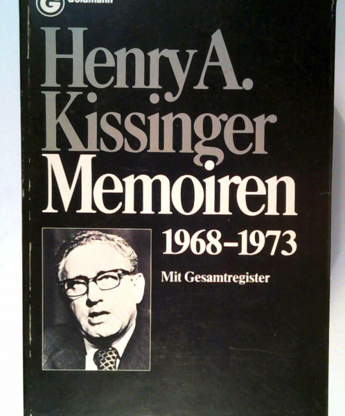 Memoiren. 1968-1973 / 3 Bände. 1. Auflage.