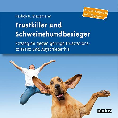 Frustkiller und Schweinehundbesieger: Strategien gegen geringe Frustrationstoleranz und Aufschieberitis. Audio-Ratgeber mit Übungen. Gesprochen von Markus Hoffmann. 1 CD. Laufzeit 79 Minuten.