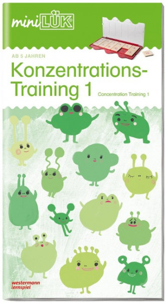 miniLÜK Konzentrationstraining 1: für Vor- und Grundschulkinder / concentration training