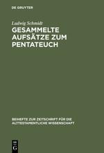 Gesammelte Aufsätze zum Pentateuch