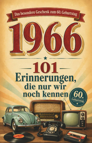Das besondere Buch zum 60. Geburtstag: Jahrgang 1966 (Jahrgangsbücher – Erinnerungen, die nur wir noch kennen)