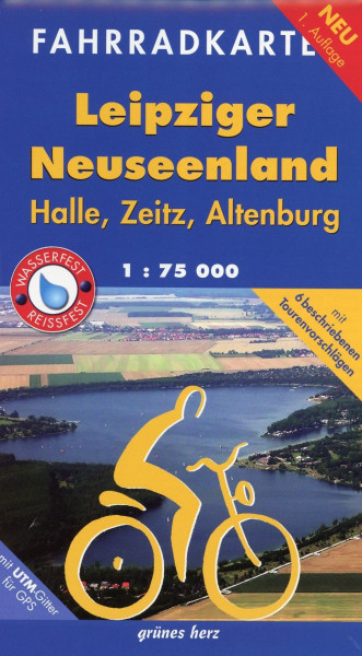 Fahrradkarte Leipziger Neuseenland 1:75.000