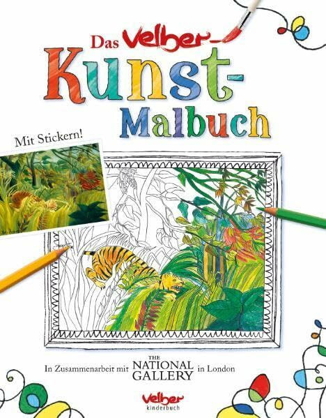 Das Velber-Kunst-Malbuch: In Zusammenarbeit mit The National Gallery in London