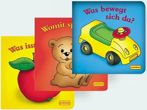 Babys erste Bilder. Womit spielst du gern? Was isst du gern? Was bewegt sich da? Was kennst du schon?
