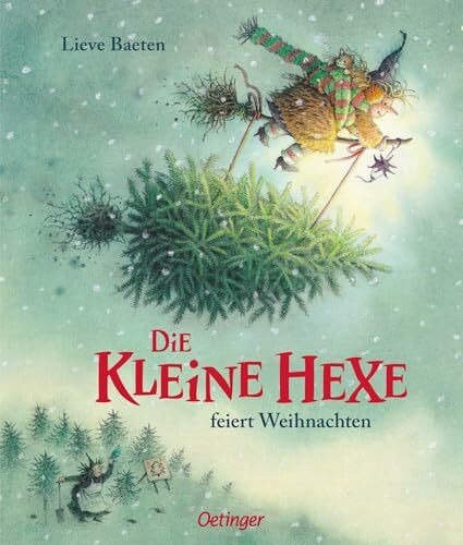 Die kleine Hexe feiert Weihnachten: Weihnachtliches Bilderbuch ab 3 Jahren für die Adventszeit