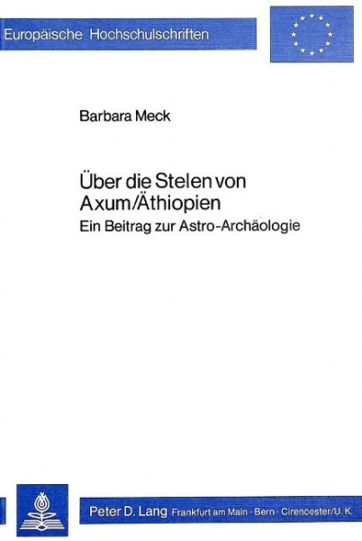 Über die Stelen von Axum/Äthiopien