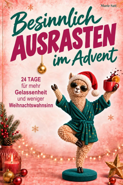 Besinnlich ausrasten im Advent: Der humorvolle Anti-Stress-Adventskalender für Frauen – 24 Tage für mehr Gelassenheit & weniger Weihnachtswahnsinn. Geschenk für Freundin, Mama oder Kollegin