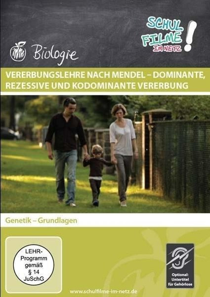Vererbungslehre nach Mendel - dominante, rezessive und kodominante Vererbung