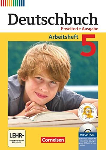 Deutschbuch - Sprach- und Lesebuch - Erweiterte Ausgabe - 5. Schuljahr: Arbeitsheft mit Lösungen und Übungs-CD-ROM